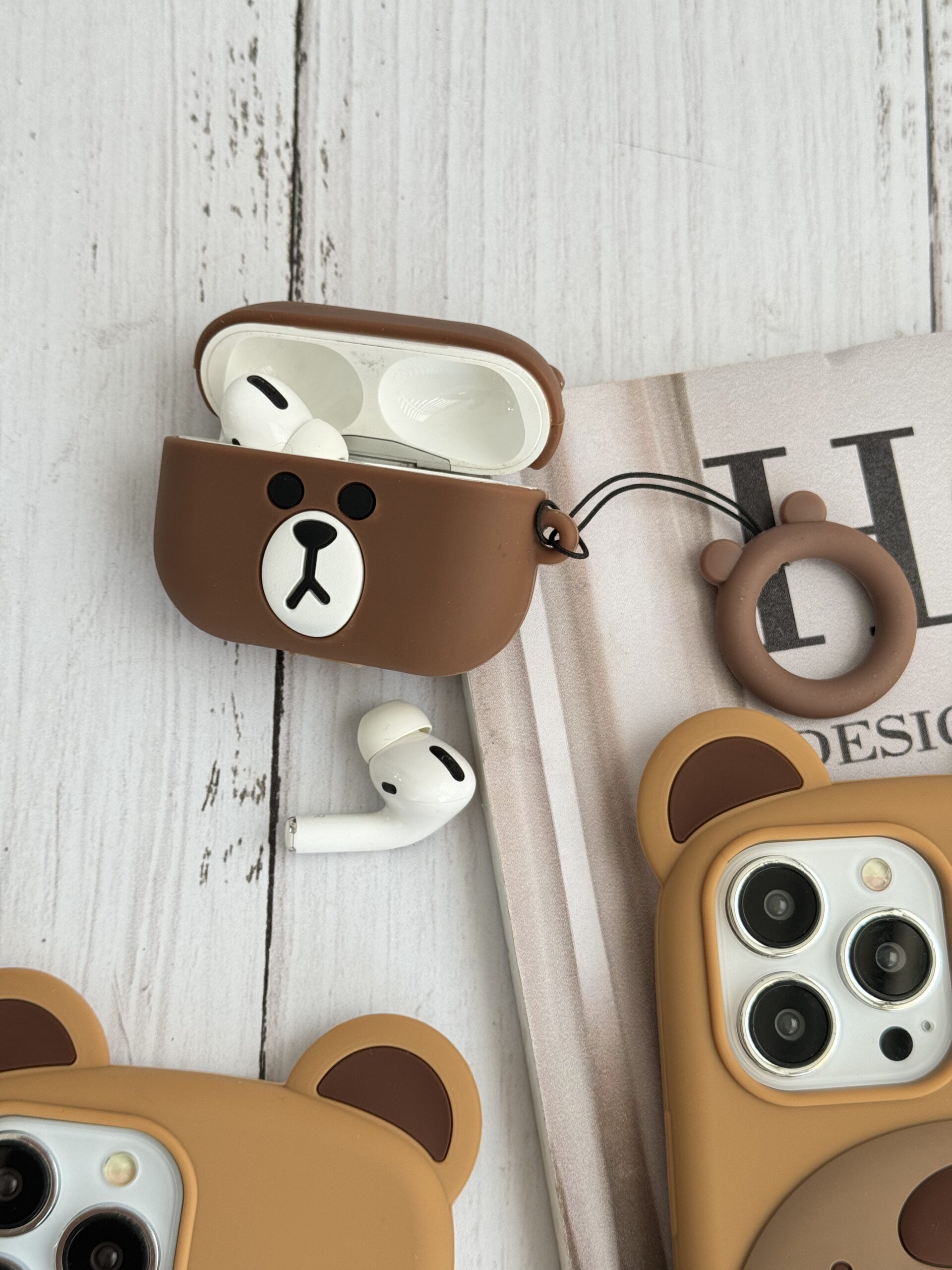 کاور ایرپاد خرس قهوه ای