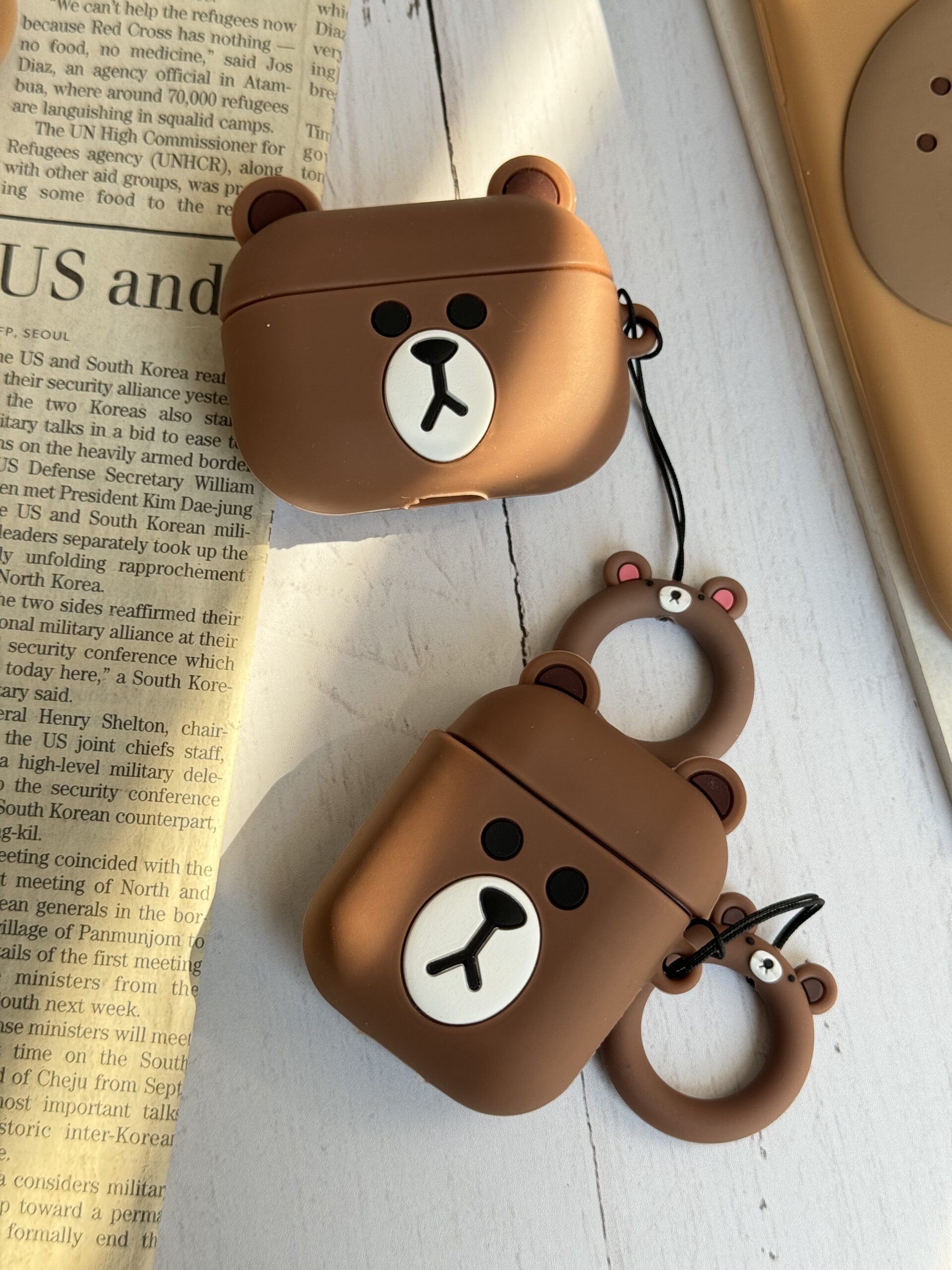 کاور ایرپاد خرس قهوه ای