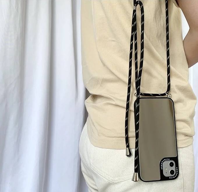 قاب آینه ای ساده CaseTifay قلابدار بدون بند