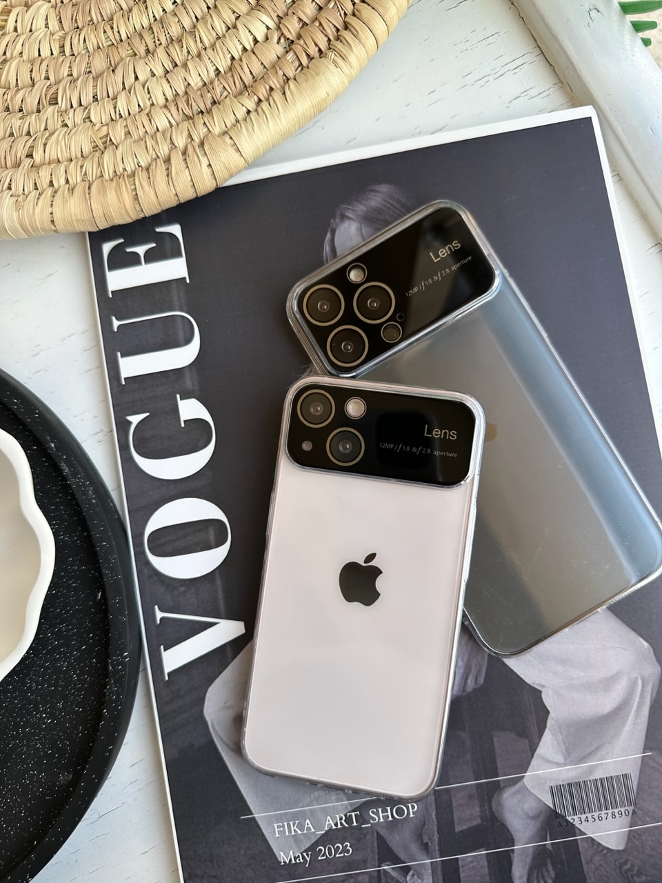 قاب Lens Case شفاف