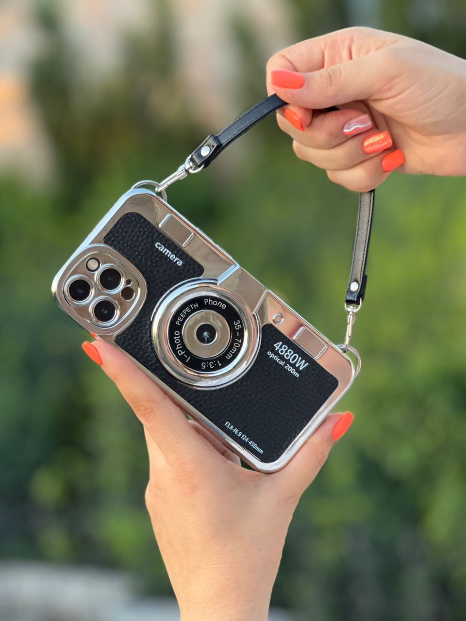 قاب آیفون دوربین آنالوگ کلاسیک محافظ لنزدار