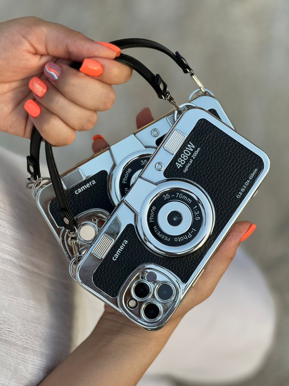 قاب آیفون دوربین آنالوگ کلاسیک محافظ لنزدار