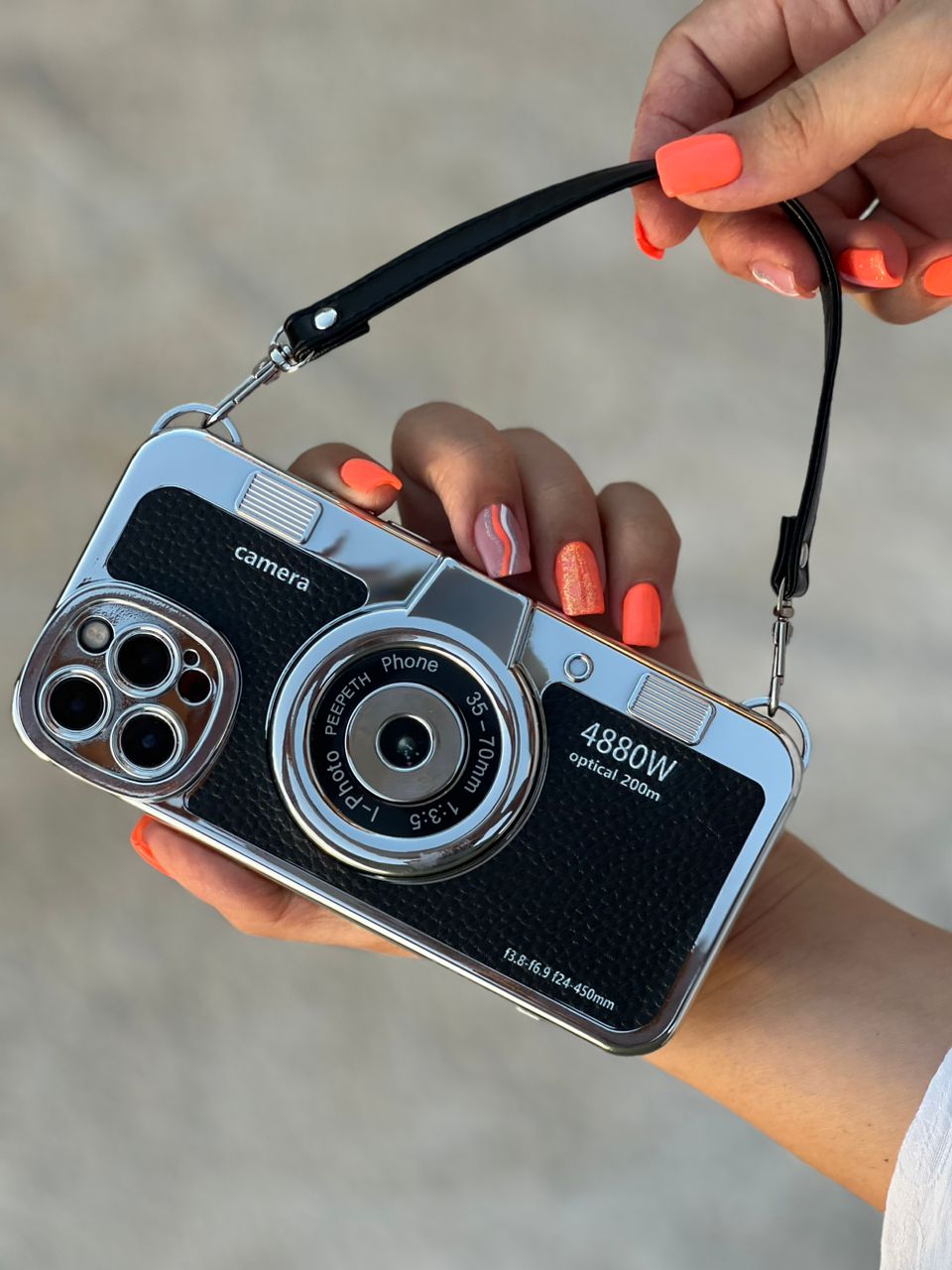 قاب آیفون دوربین آنالوگ کلاسیک محافظ لنزدار