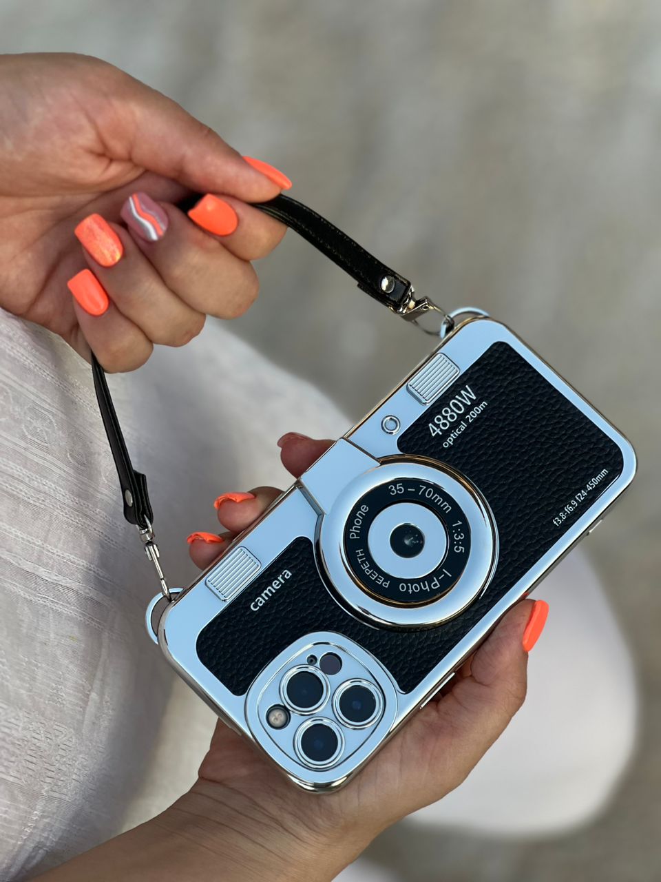 قاب آیفون دوربین آنالوگ کلاسیک محافظ لنزدار