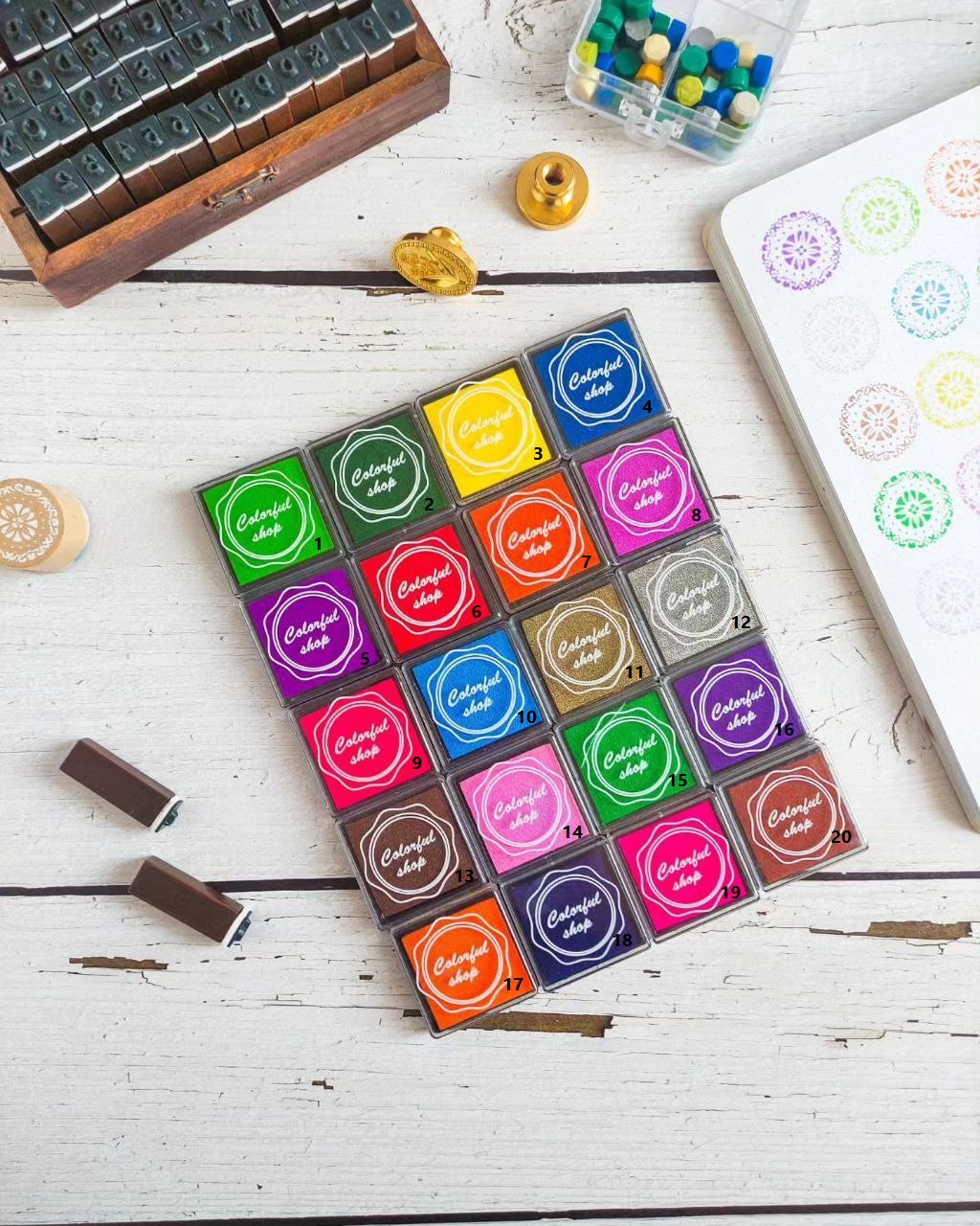 استامپ های 20 رنگ 4 × 4