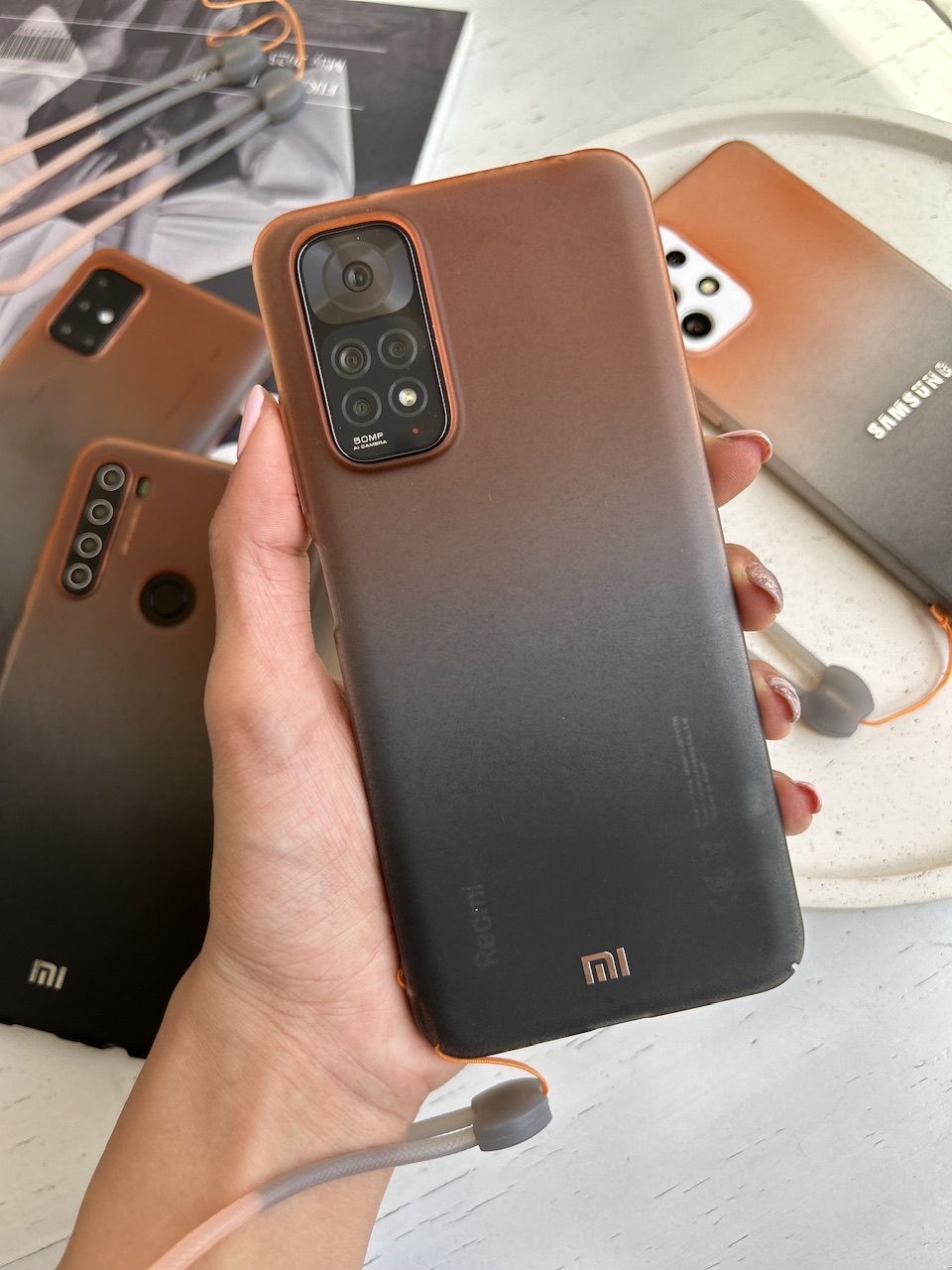 قاب Orange Fade PC سامسونگ و شیائومی