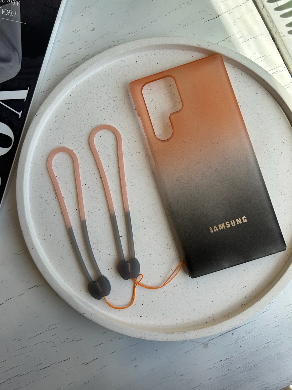 قاب Orange Fade PC سامسونگ و شیائومی