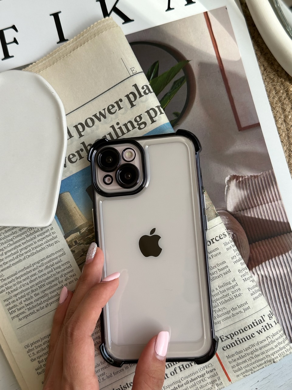 قاب Black Transparent