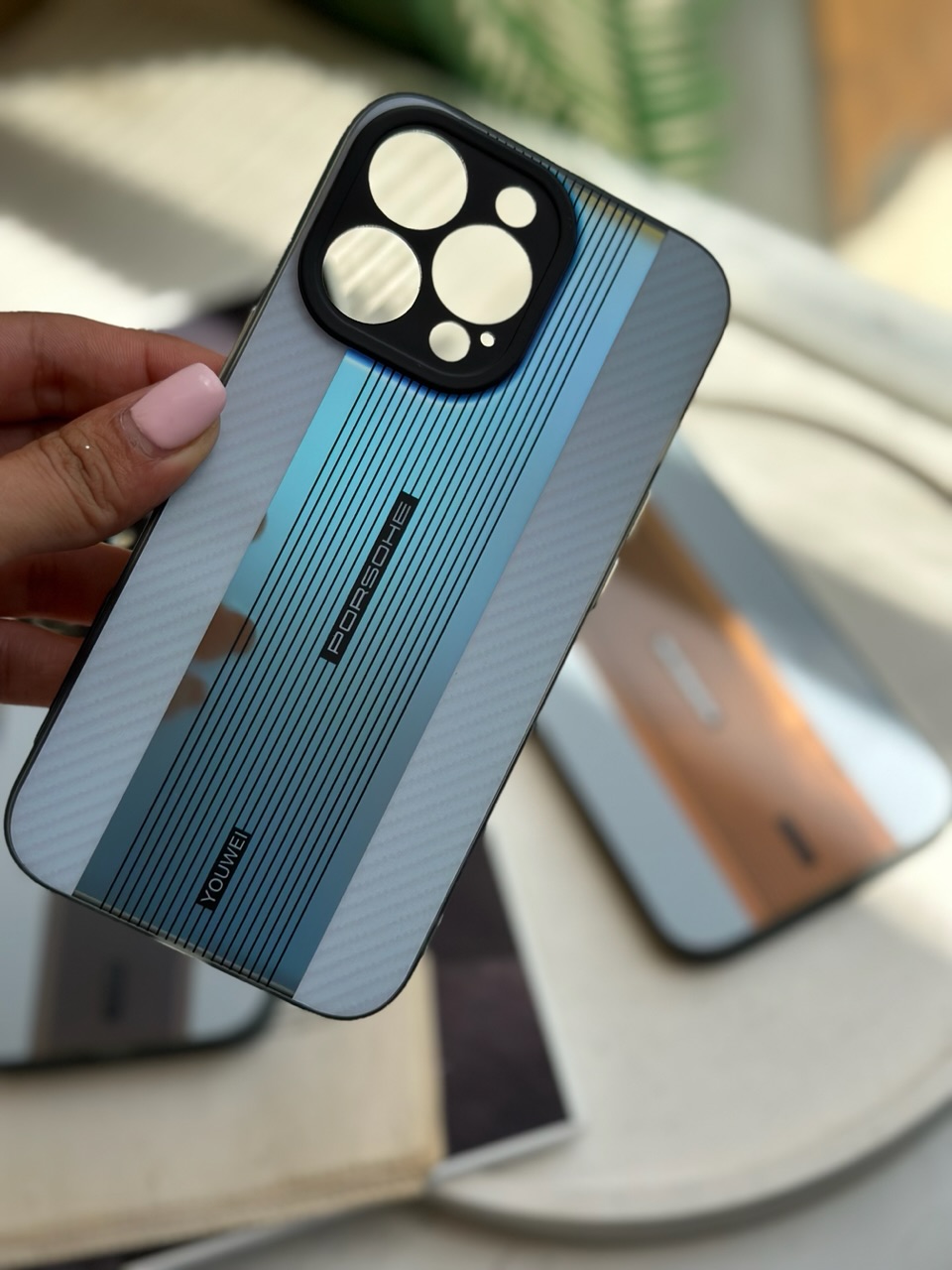 قاب Porsche design carbon edition سفید