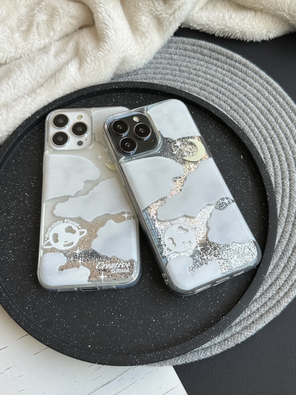 قاب آکواریومی ابر و ماه