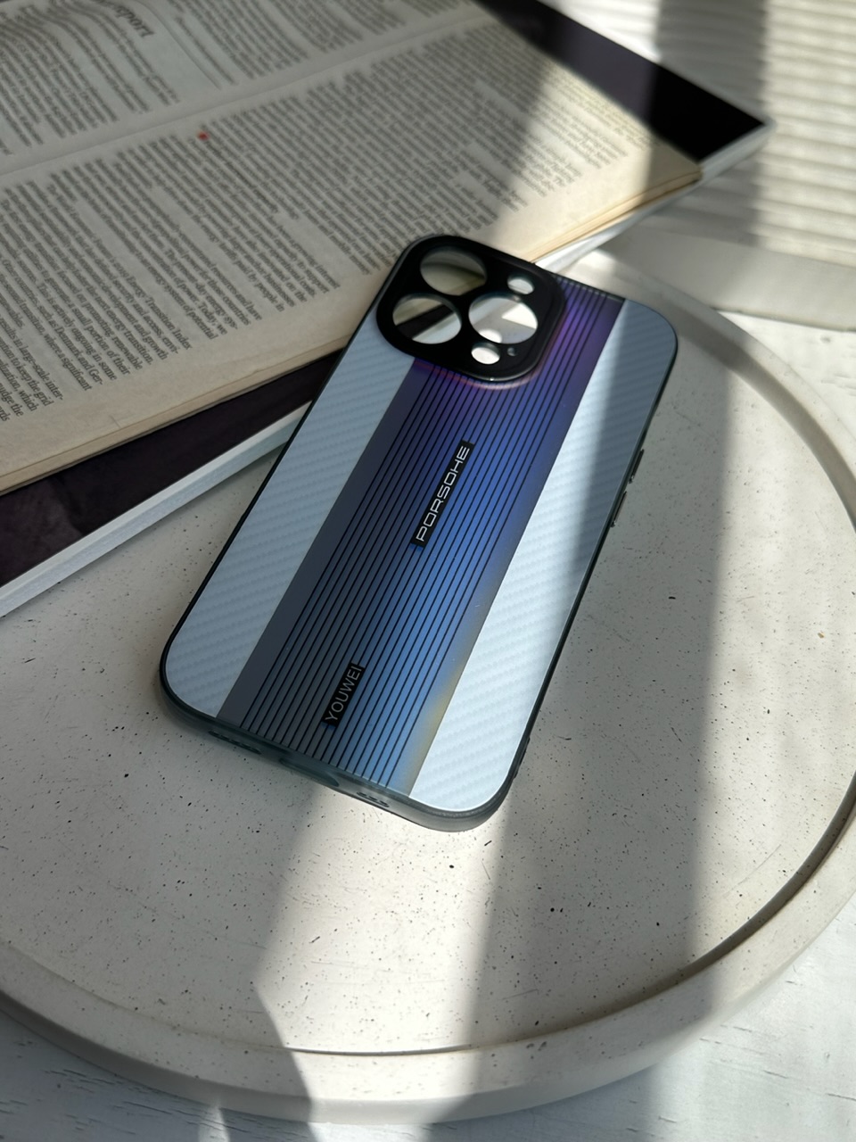 قاب Porsche design carbon edition سفید