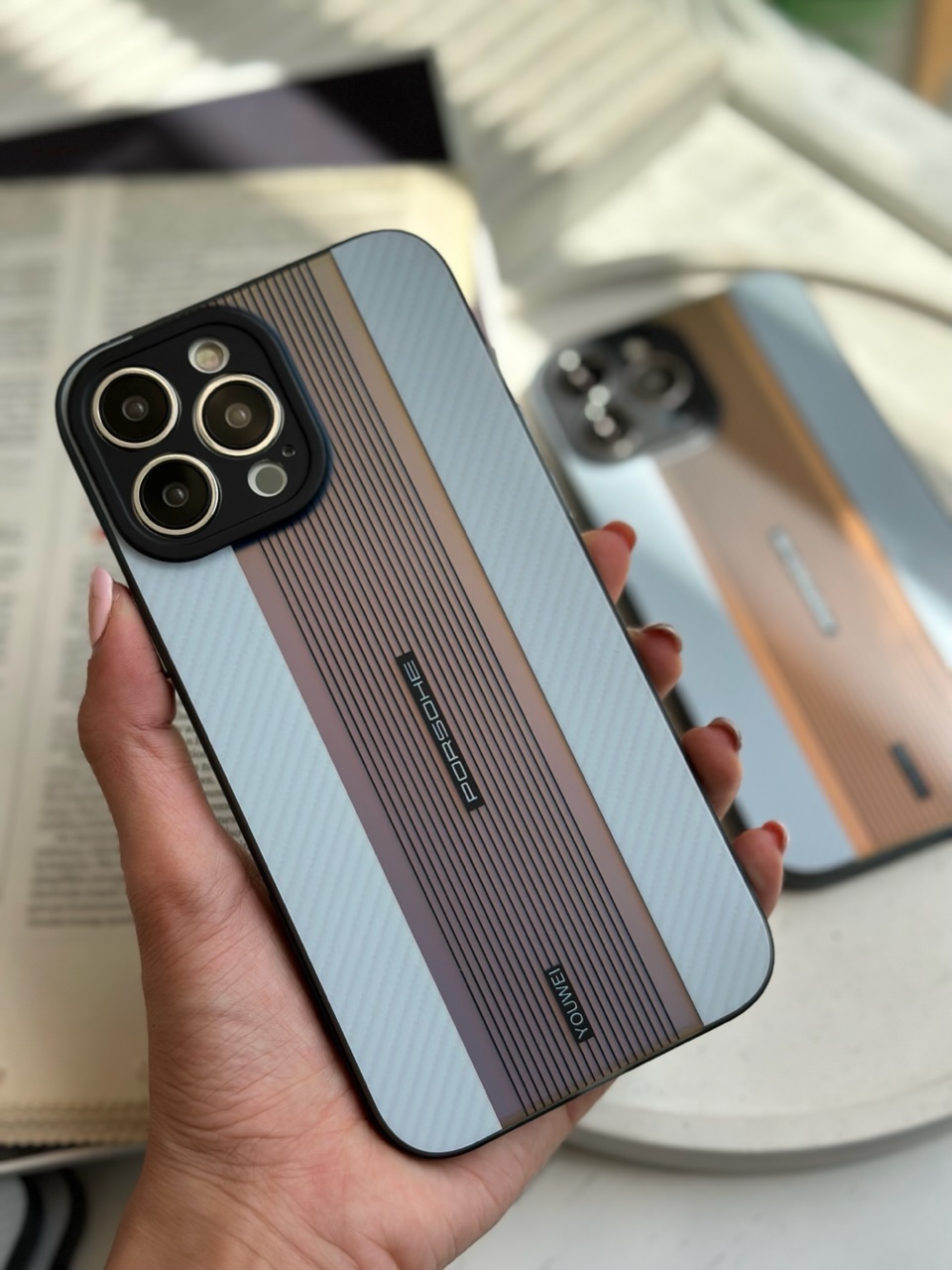 قاب Porsche design carbon edition سفید