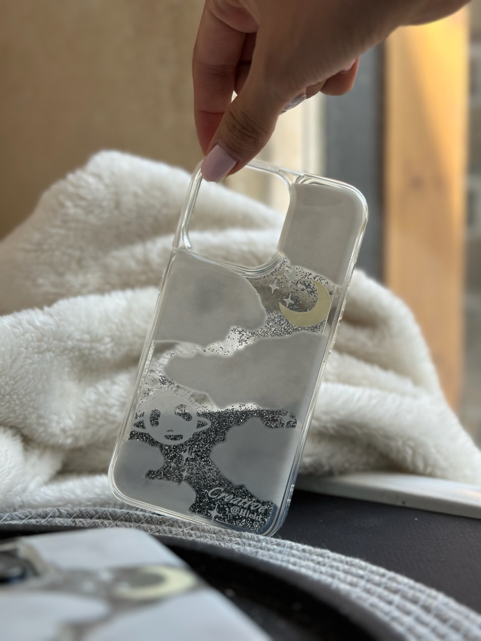 قاب آکواریومی ابر و ماه