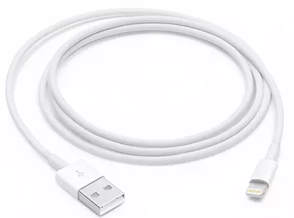 کابل شارژر آیفون USB به لایتنینگ 1 متری
