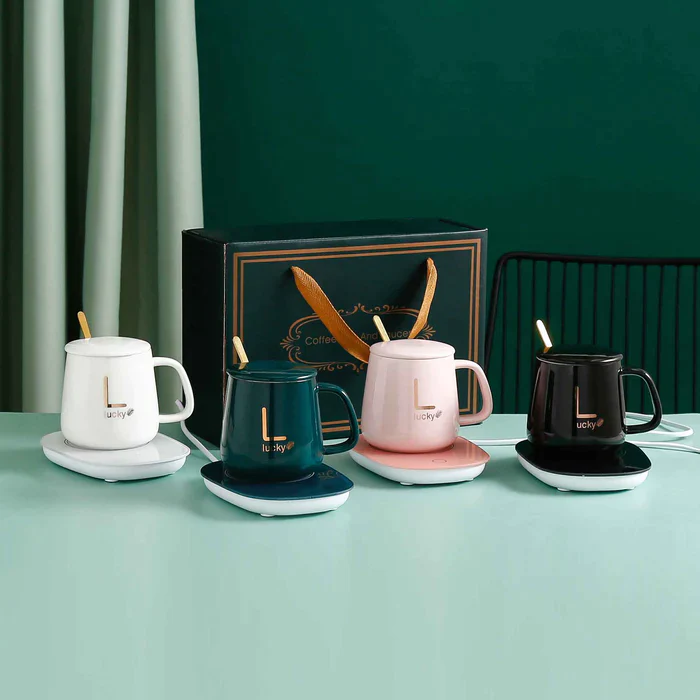 ماگ هیتر دار جعبه کادویی LUCKY