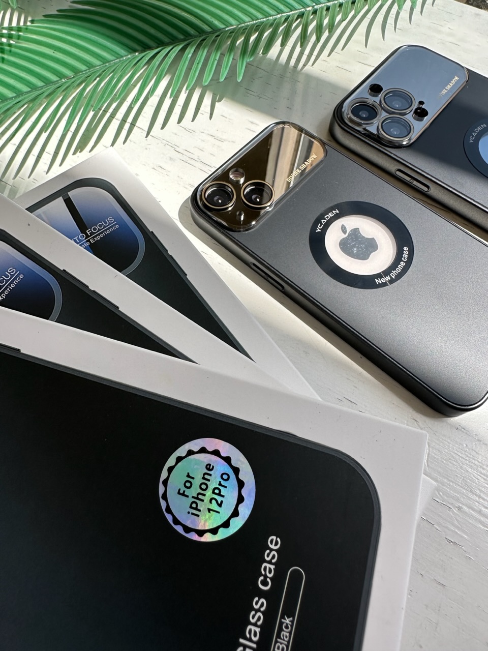 قاب PVD LENS MagSafe مشکی