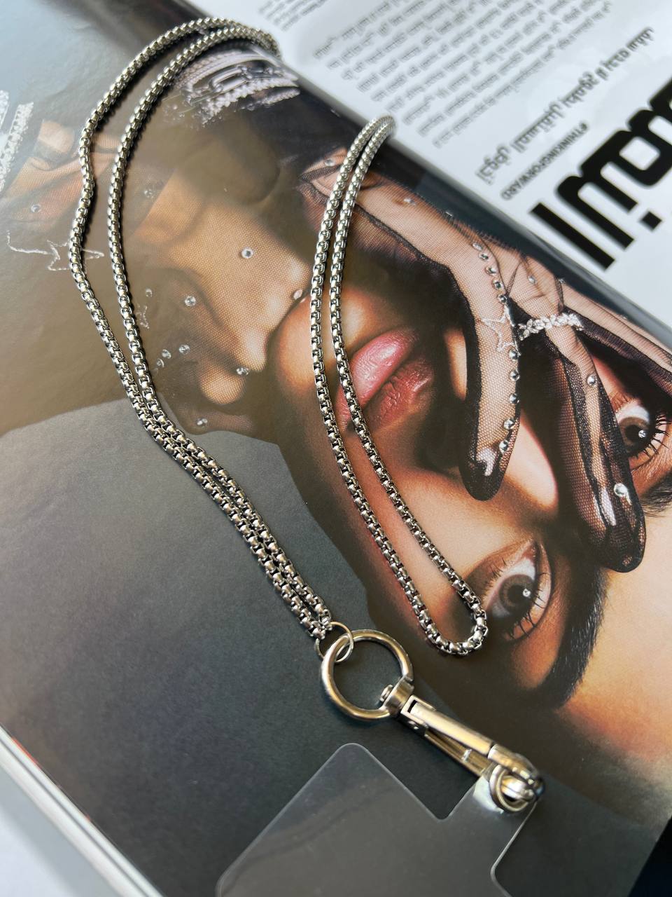 بند زنجیری استیل آویز 60 سانتیمتری