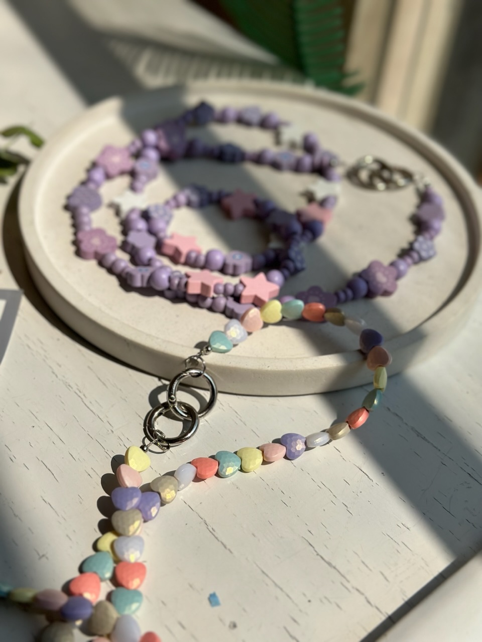 بند فانتزی موبایل طرح قلب و ستاره