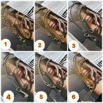 بند زنجیری استیل آویز 60 سانتیمتری