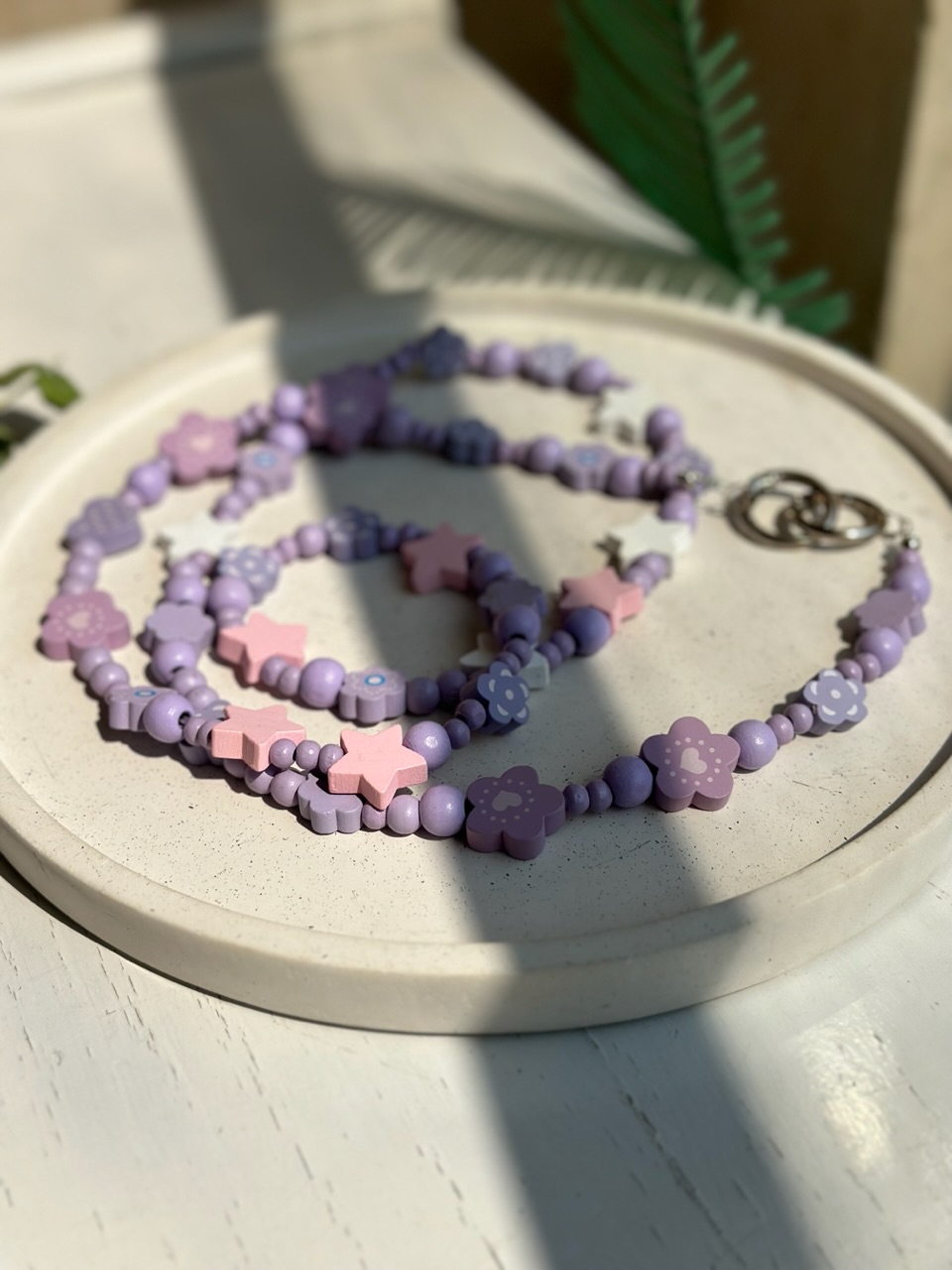 بند فانتزی موبایل طرح قلب و ستاره