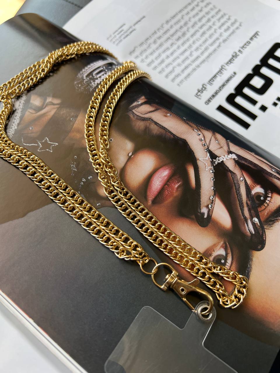 بند زنجیری استیل آویز 60 سانتیمتری