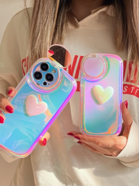 قاب قلب هولوگرامی لنز آینه ای با کاور ایرپاد ست