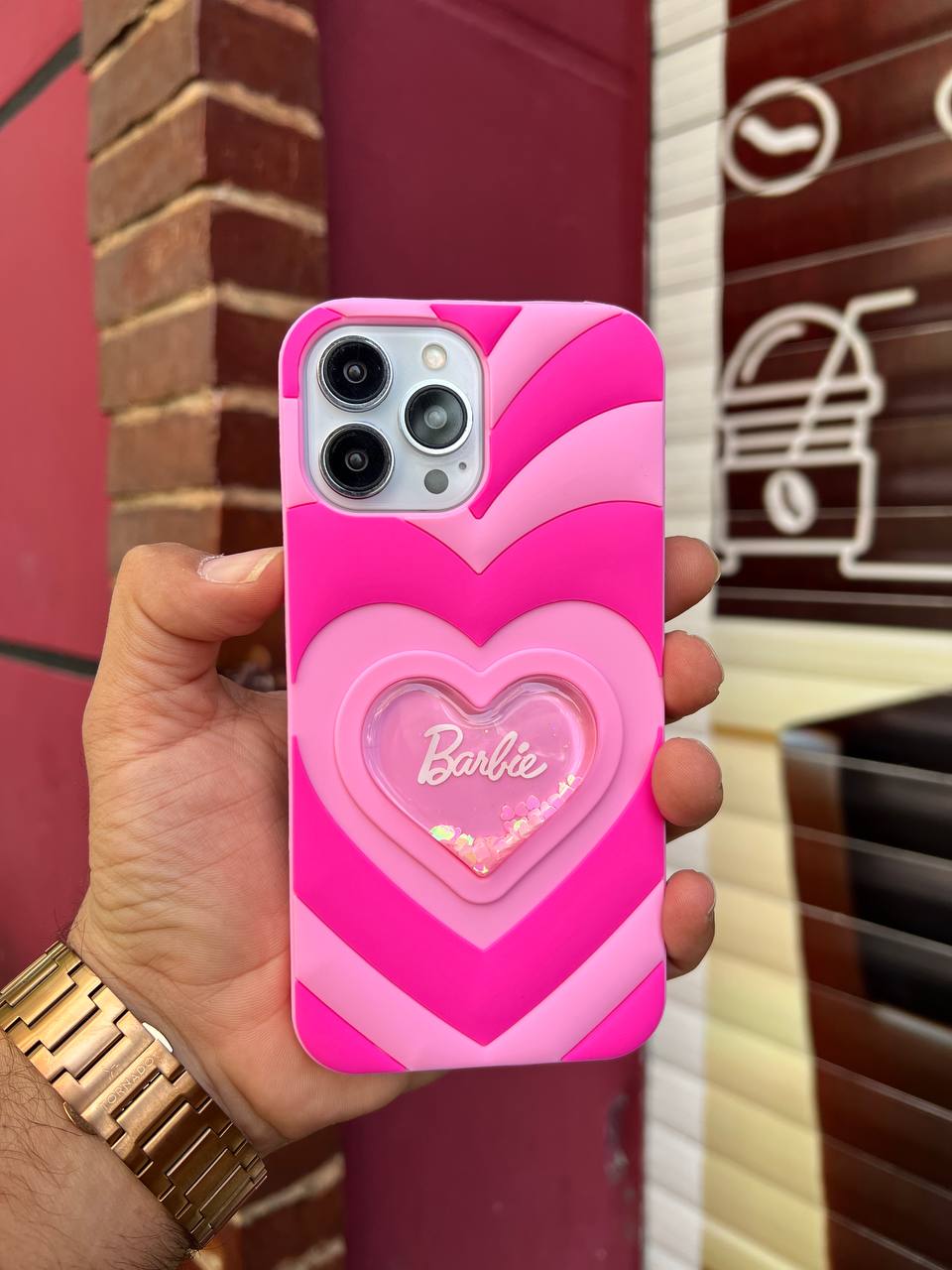 قاب باربی قلب آکواریومی Barbie