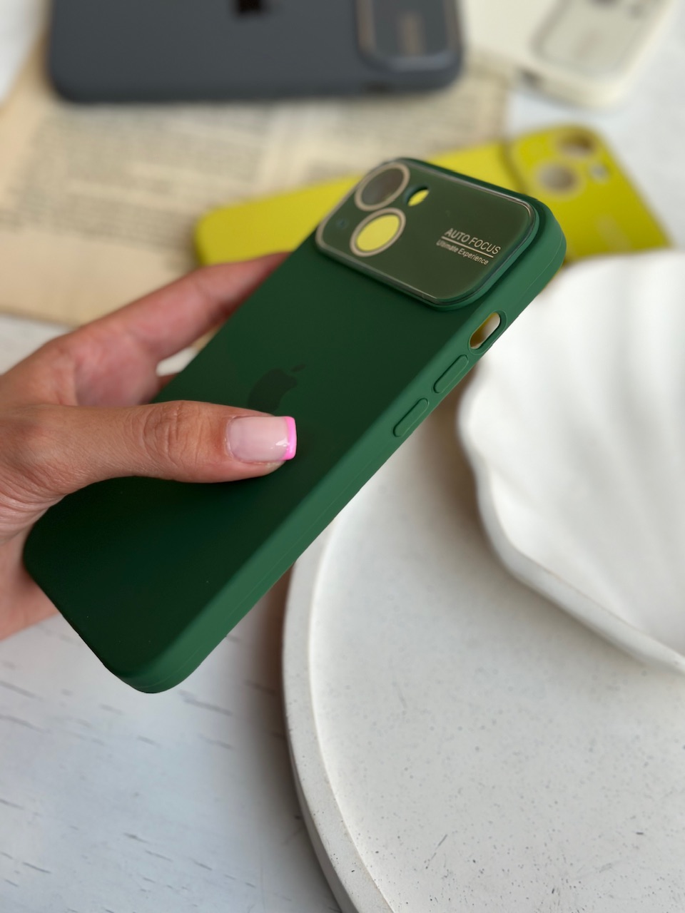 قاب Silicon Lens Case