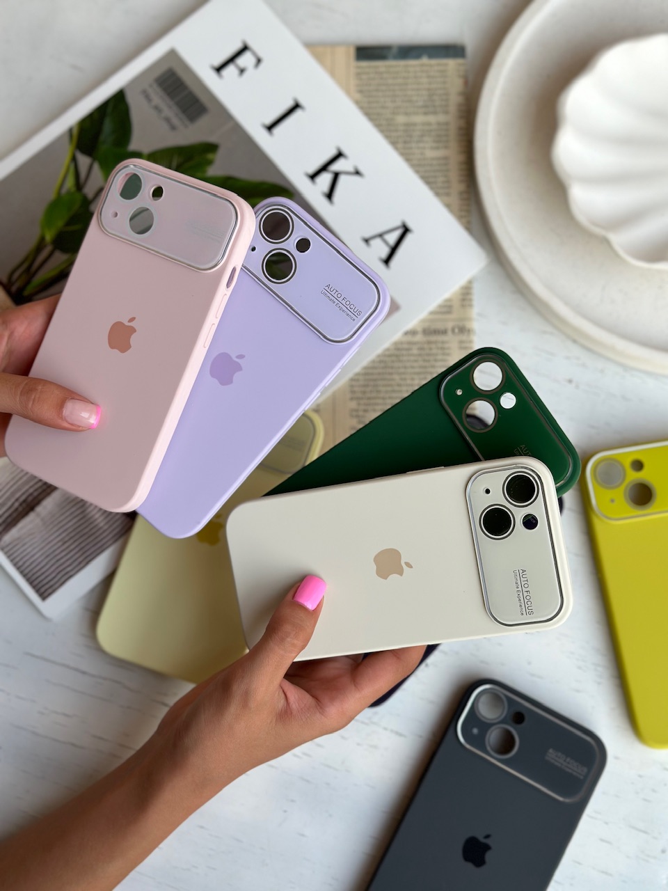 قاب Silicon Lens Case