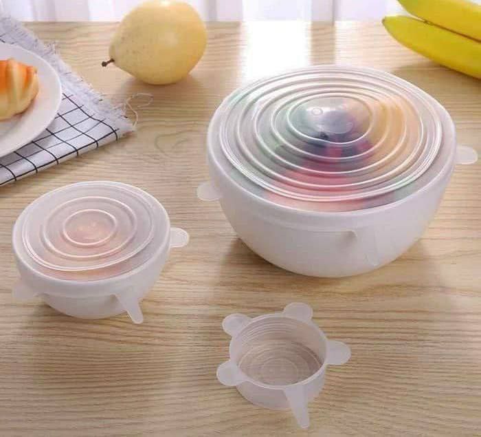 درپوش سیلیکونی ظروف 6 عددی