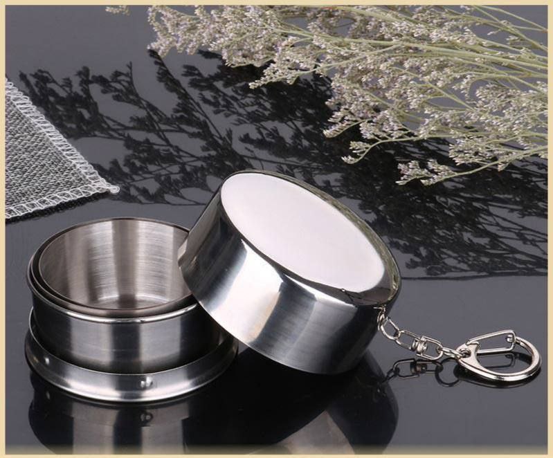 لیوان استیل تاشو