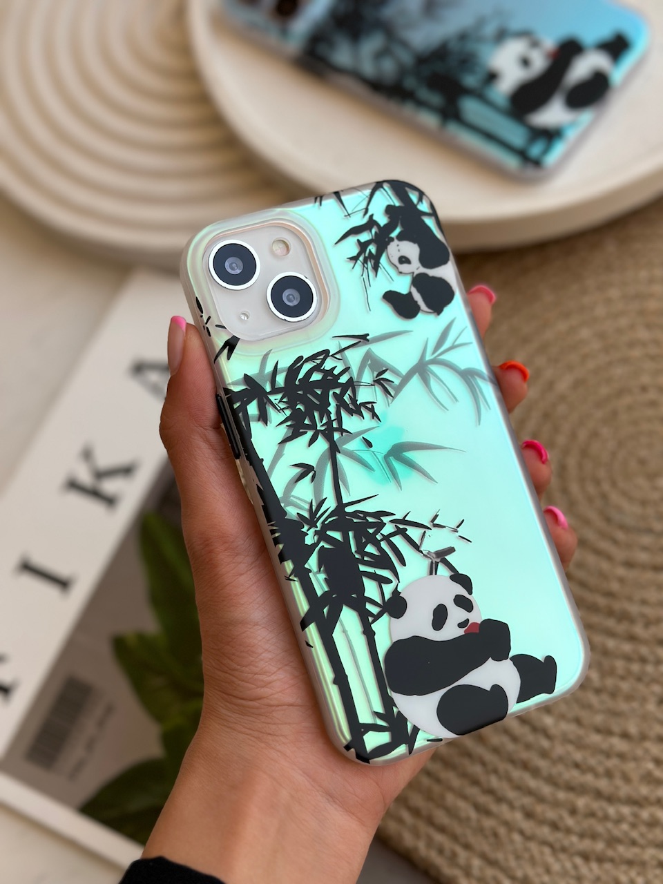 قاب Panda Bamboo هولوگرامی