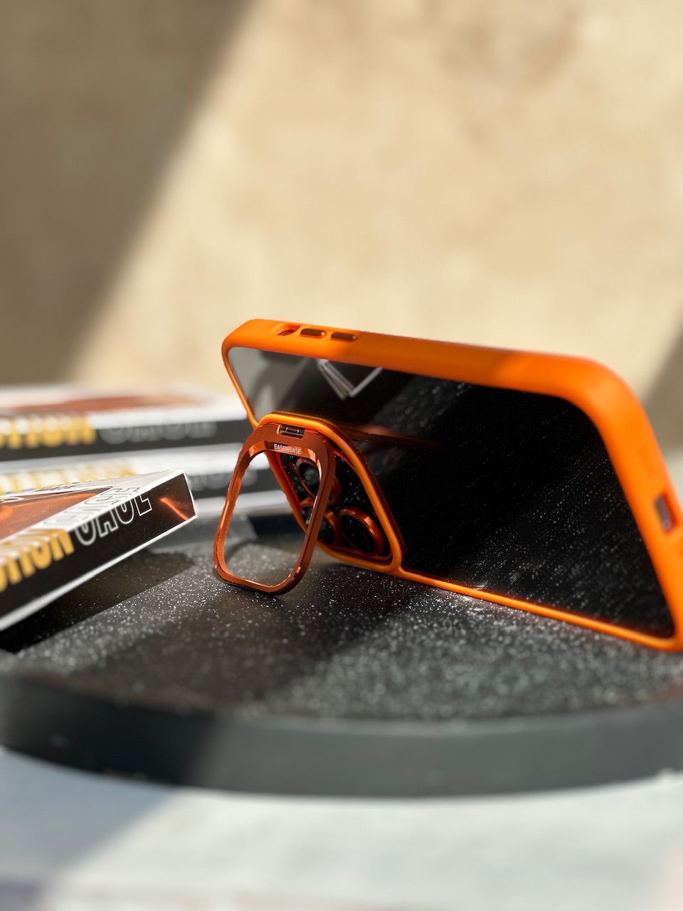 قاب Orange Eason Case همراه با محافظ لنز رینگی