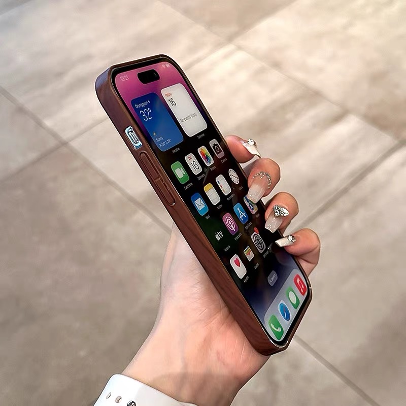 قاب wooden magsafe