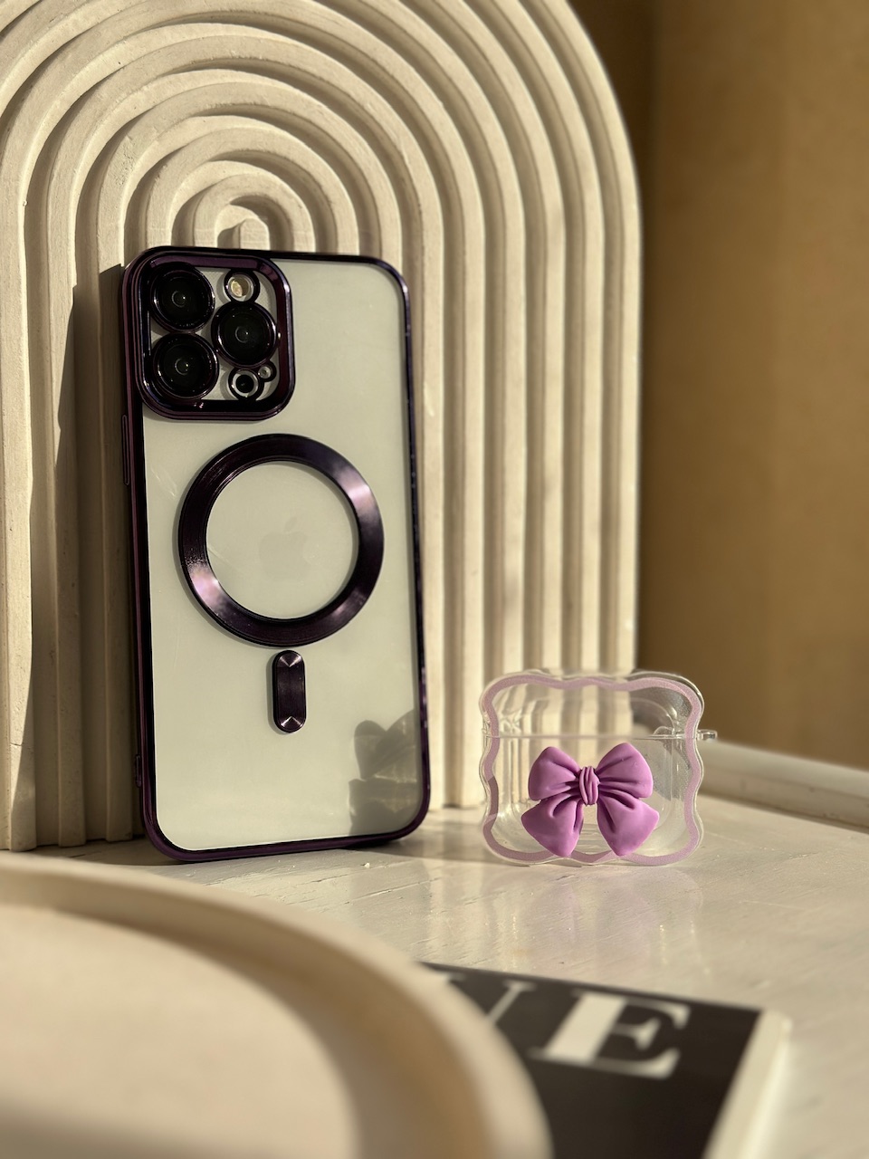 قاب الکتروپلیتینگ مگ سیف دار آیفونی