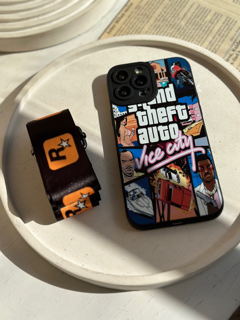 بند گوشی GTA Rockstar
