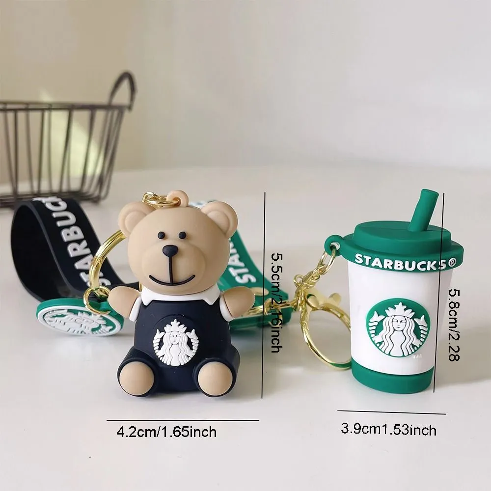جاکلیدی آویز خرس استارباکس