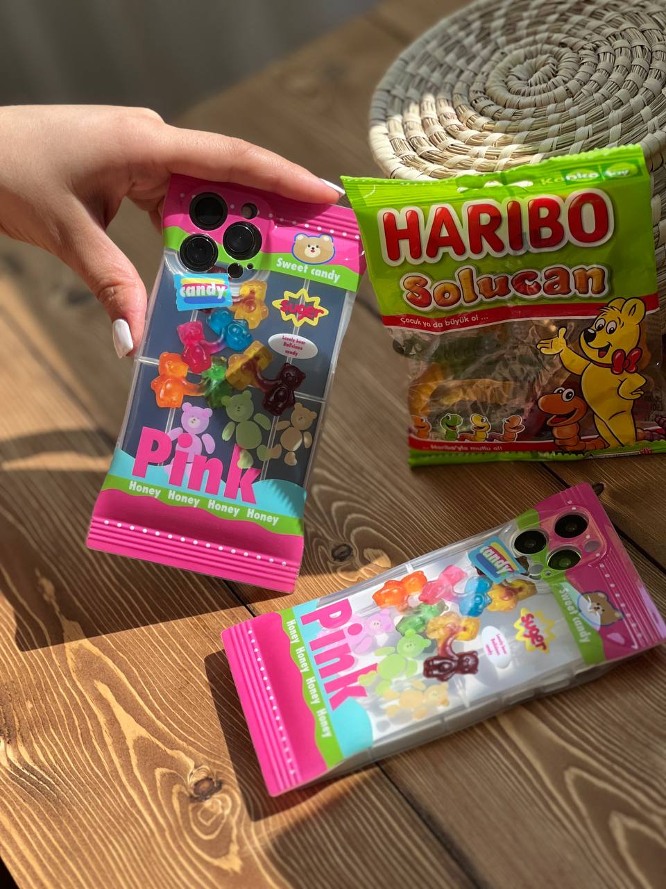 قاب موبایل آیفون پاستیل خرسی هاریبو