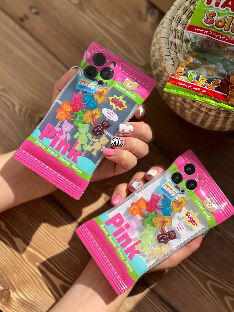 قاب موبایل آیفون پاستیل خرسی هاریبو