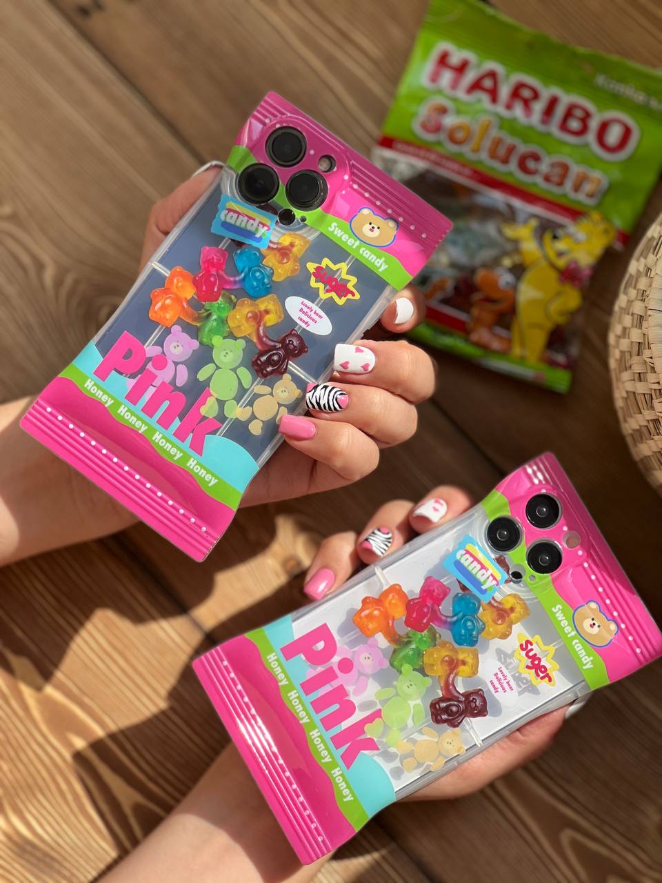 قاب موبایل آیفون پاستیل خرسی هاریبو