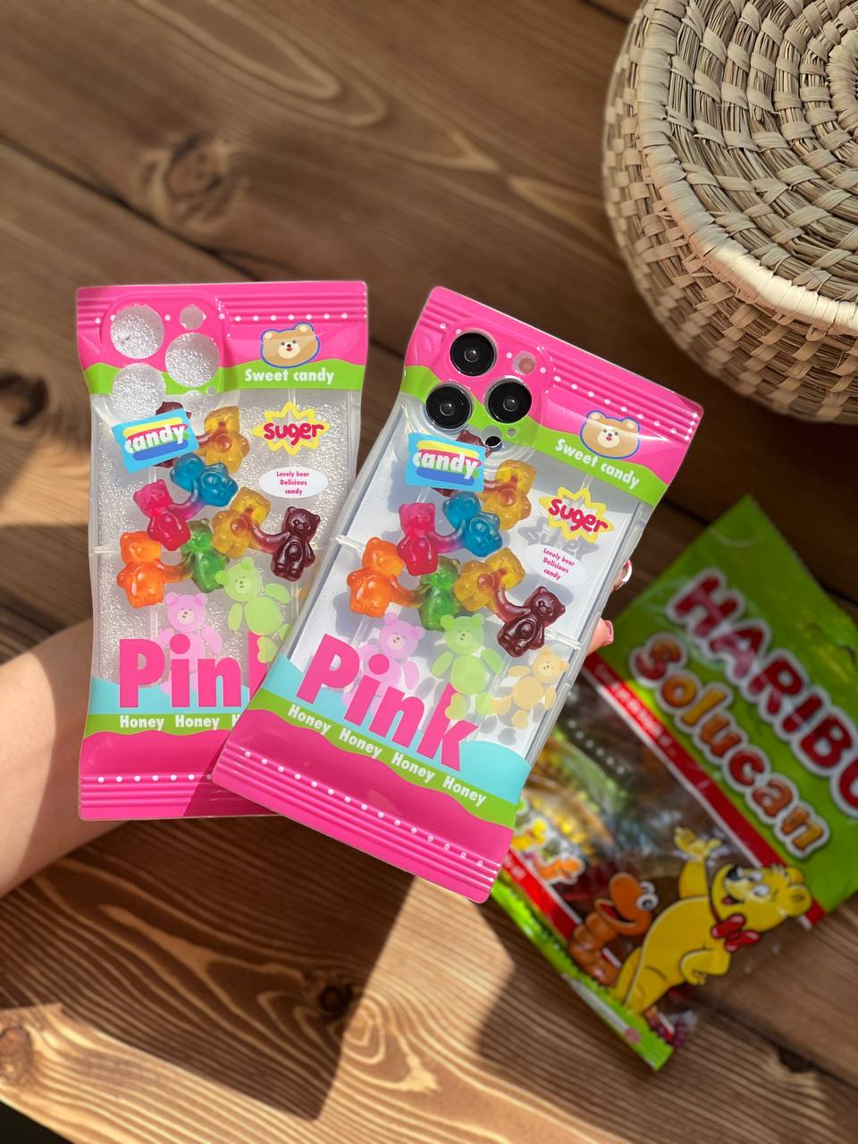 قاب موبایل آیفون پاستیل خرسی هاریبو