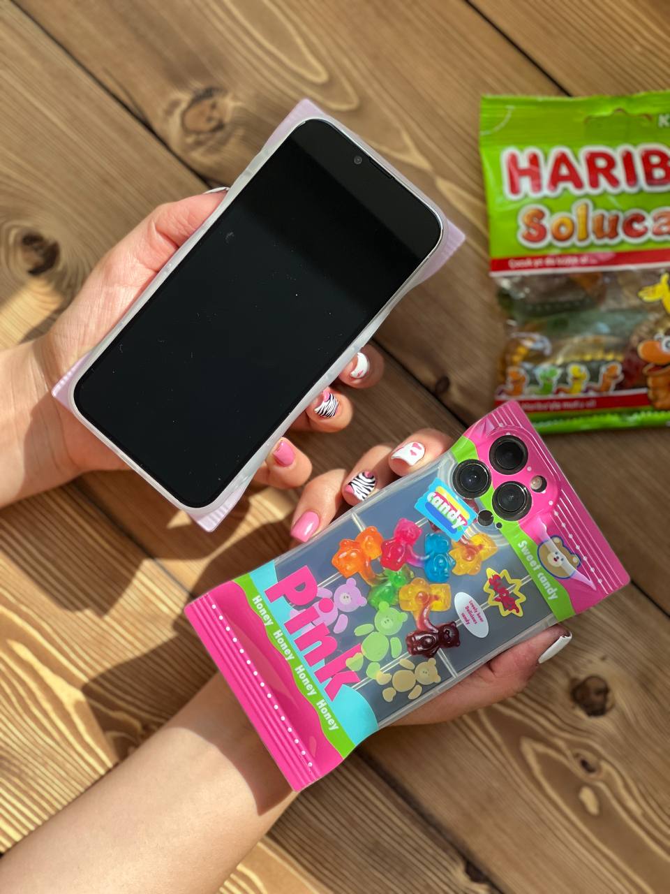 قاب موبایل آیفون پاستیل خرسی هاریبو