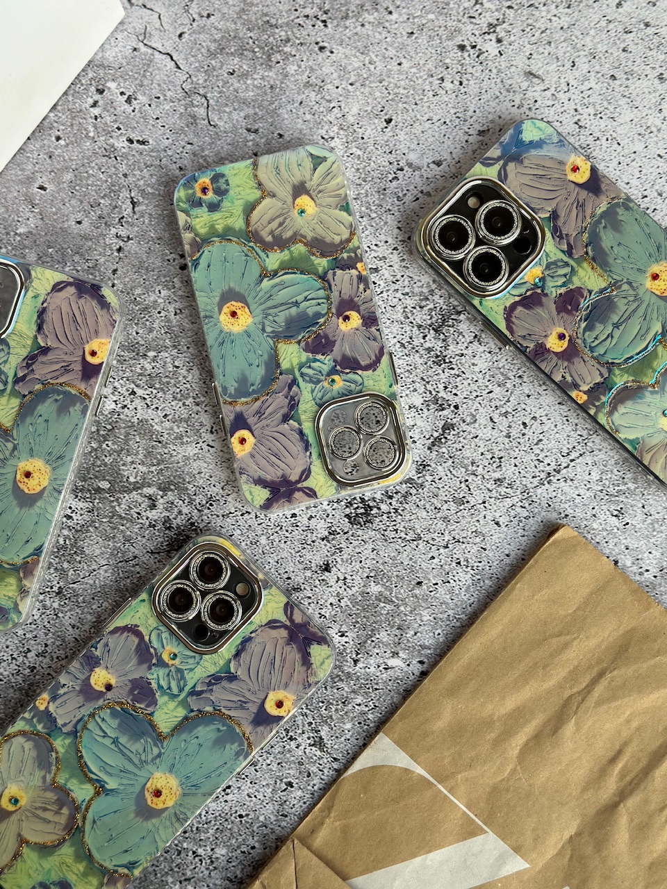 قاب گل آبرنگی