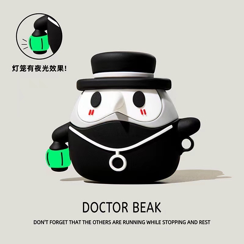 کاور ایرپاد جغد فانوس دار شبرنگ DOCTOR BEAK