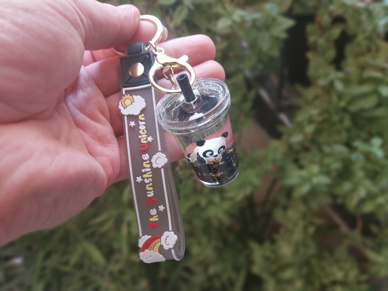 جاکلیدی آویز آکواریومی طرح اسموتی پاندا