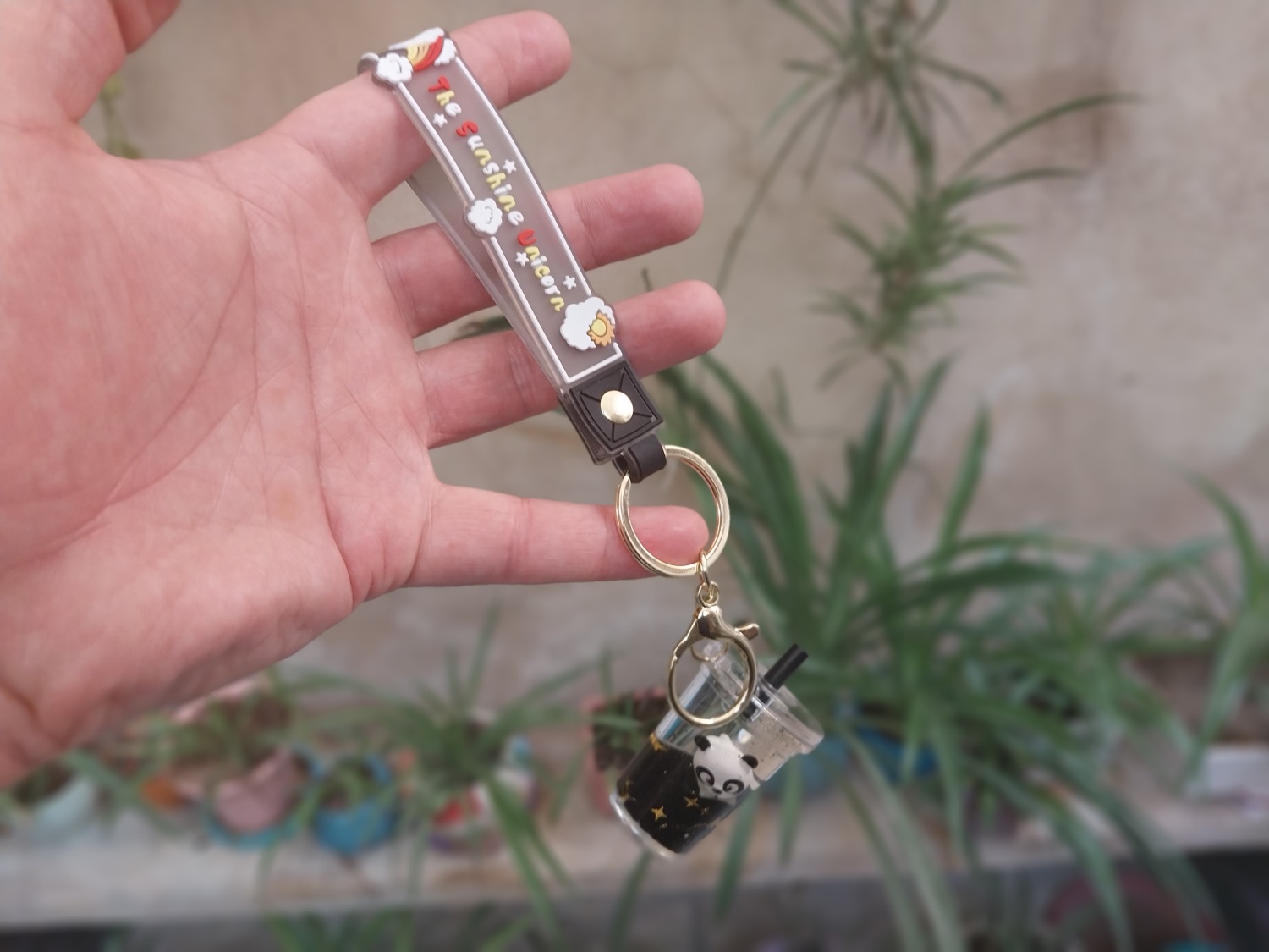 جاکلیدی آویز آکواریومی طرح اسموتی پاندا