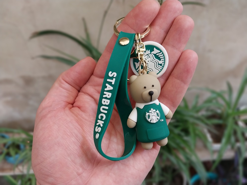 جاکلیدی آویز خرس استارباکس