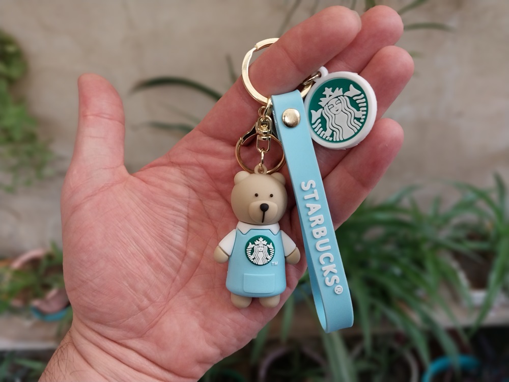 جاکلیدی آویز خرس استارباکس