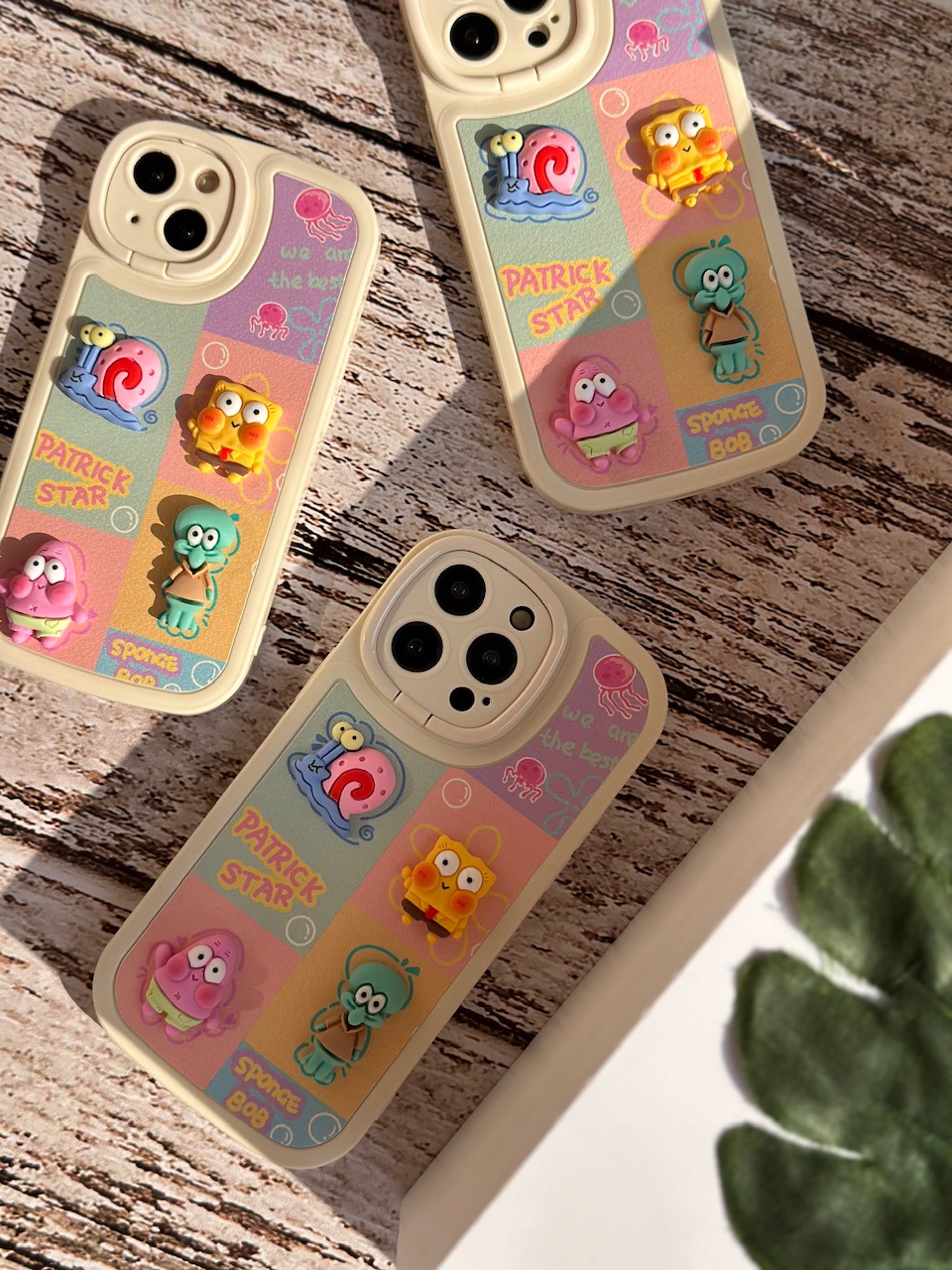 قاب آیفون استندشو پاتریک و باب اسفنجی