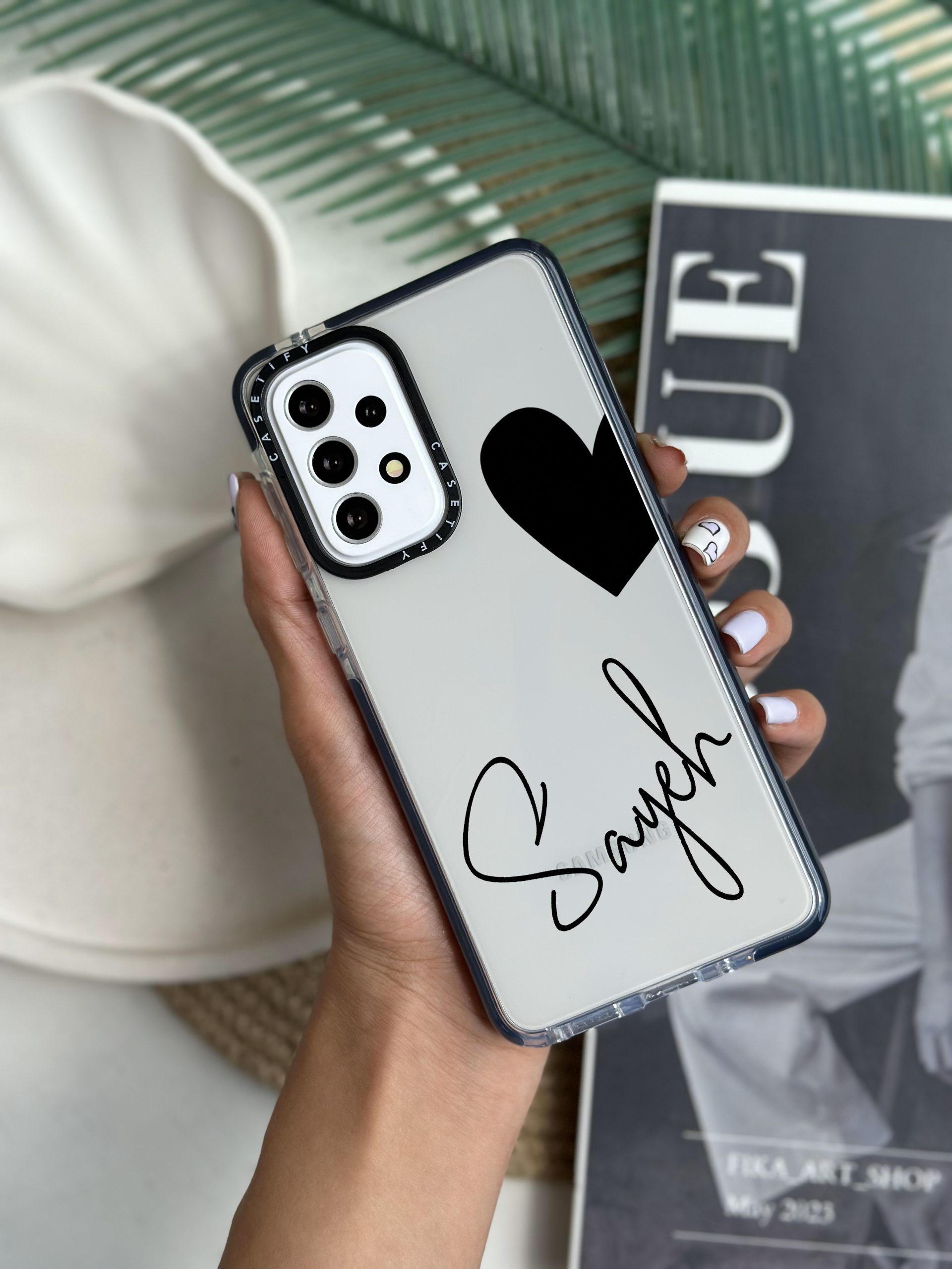 قاب موبایل سفارشی طرح قلب (کد0034)